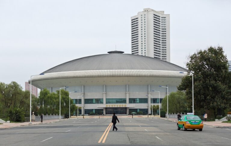 Pyongyang,,North,Korea-october,12,2017:,Ryugyong,Chung,Ju-yong,Gymnasium